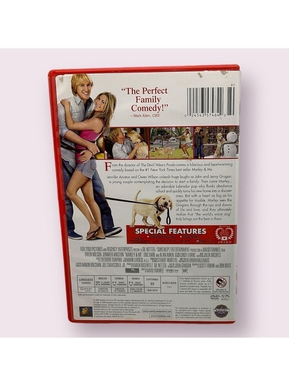 Marley and Me DVD - Picture 2 of 2